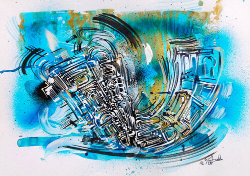 No title #2 par Heinz Seidenbusch, Œuvre sur papier en vente sur Singulart