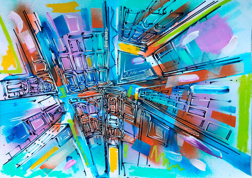 Opressive by Heinz Seidenbusch, Work on Paper for Sale on Singulart