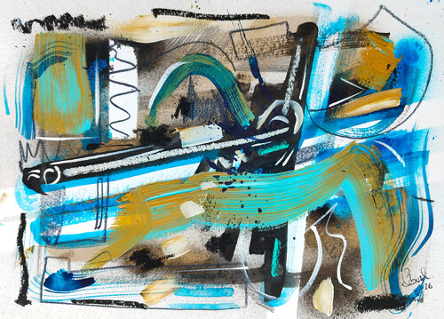 A Bit Of Play by Heinz Seidenbusch, Work on Paper for Sale on Singulart