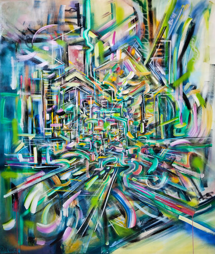 Spirits par Heinz Seidenbusch, Peinture en vente sur Singulart