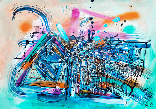 Unruhe par Heinz Seidenbusch, Peinture en vente sur Singulart