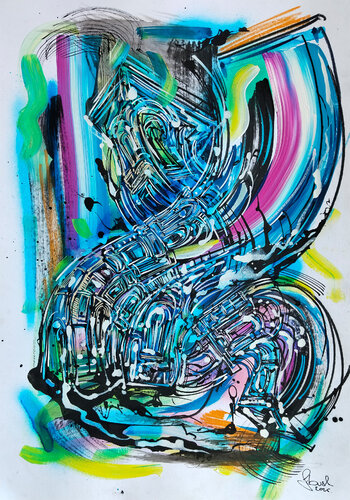 Strong van Heinz Seidenbusch, Schilderij te koop op Singulart