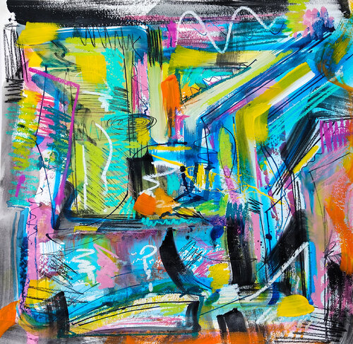 Let it out Nr.2 par Heinz Seidenbusch, Peinture en vente sur Singulart
