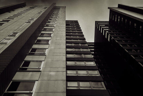 Before they were closing the curtains di Frank Verreyken, Fotografia in vendita su Singulart