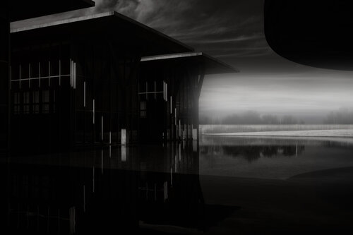 Architectural Reverie: The Poetry of Shadow and Solitude van Frank Verreyken, Fotografie te koop op Singulart