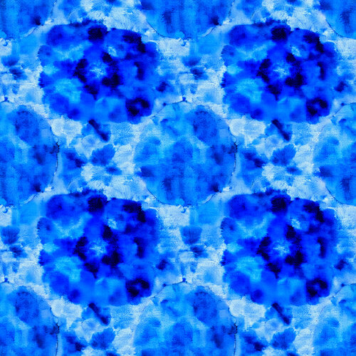 Blue Abstract Pattern by Frank Verreyken, デジタル for Sale on Singulart
