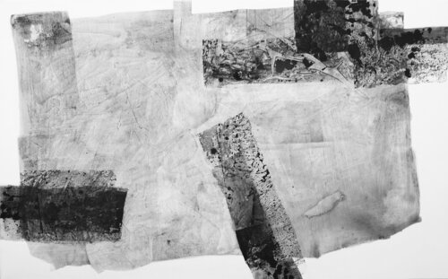 Cartographies of Silence: 38 Km², von MONIKA GRYGIER, Malerei kaufen auf Singulart