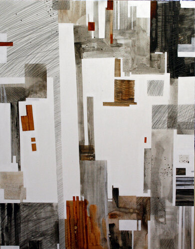 DOMINGO A LAS 7:40 h EN LA CIUDAD di MONIKA GRYGIER, Pittura in vendita su Singulart