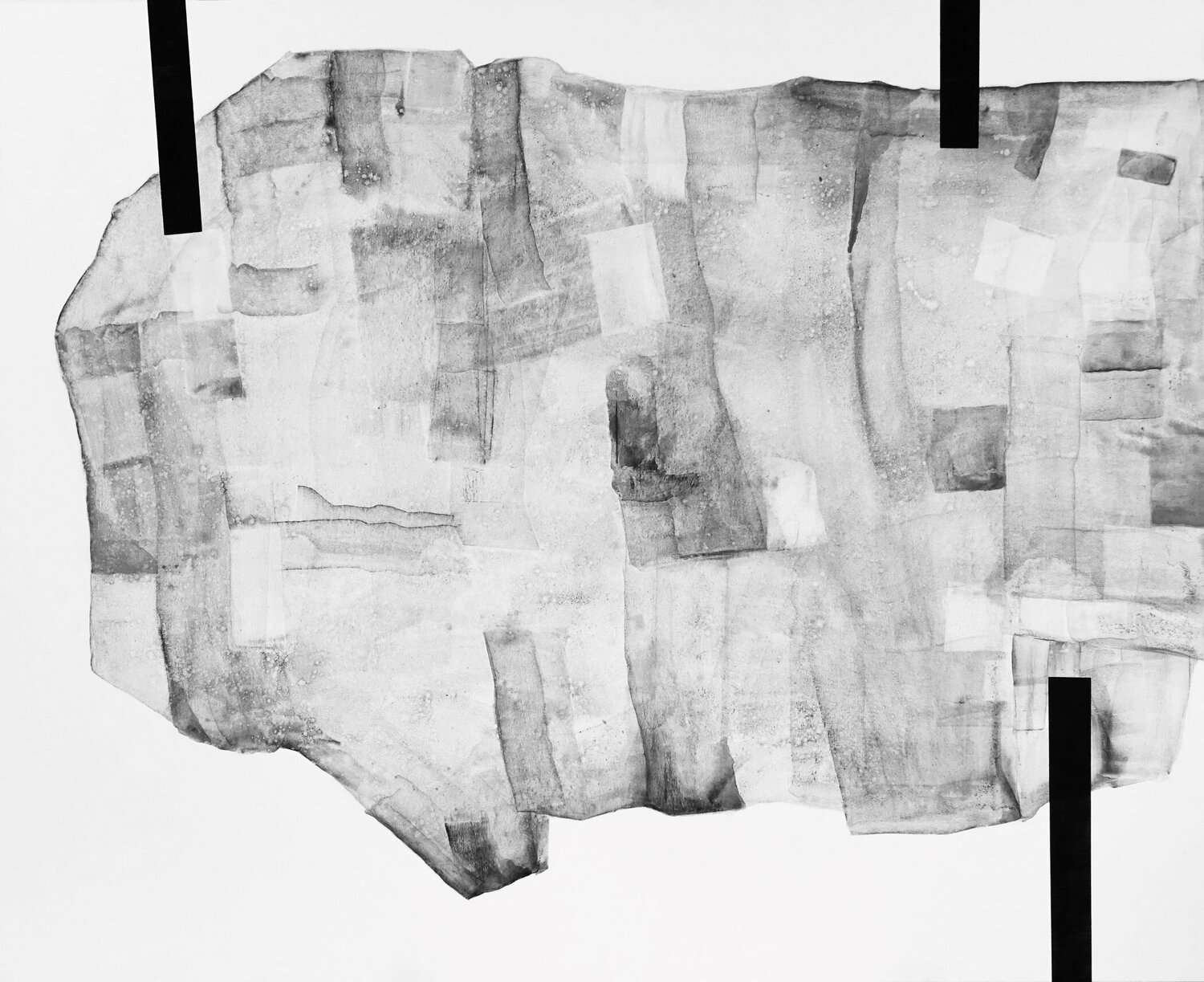 Cartographies of Silence: 36 Km², MONIKA GRYGIER Originalgemälde zu verkaufen
