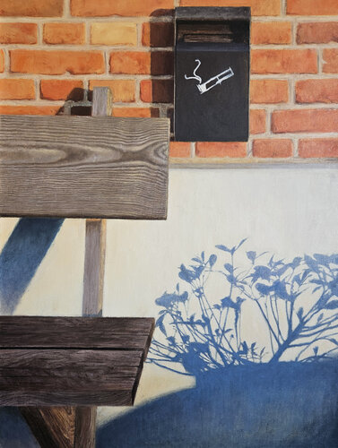 Smoker's Shadow de Eliza Kołodziej, Pintura a la venta en Singulart