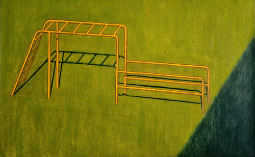 Monkey Bars in the Summer van Eliza Kołodziej, Schilderij te koop op Singulart