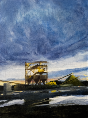 Mine Shaft Straight from “War of the Worlds” von Eliza Kołodziej, Malerei kaufen auf Singulart