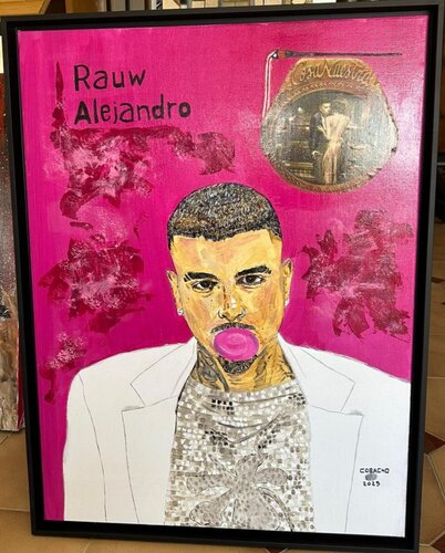 Rauw Alejandro by Miguel García Cobacho, Painting for Sale on Singulart