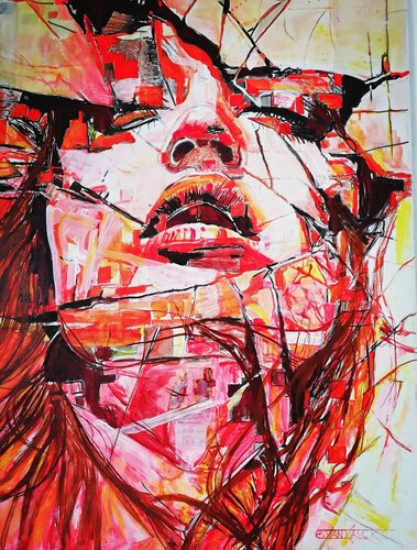 Miroir von Emmanuel Van kalck, Malerei kaufen auf Singulart