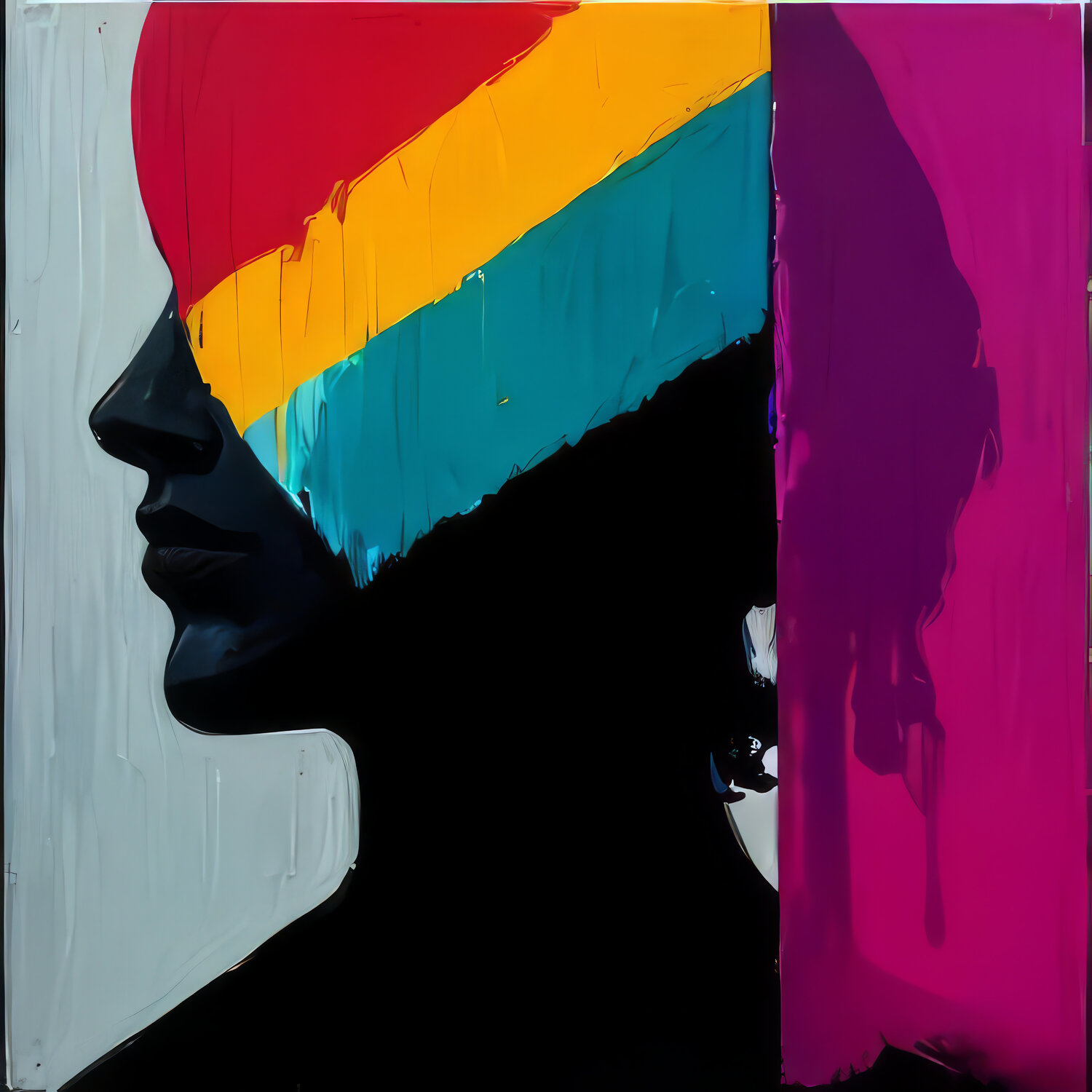 Silence Behind Color - Conceptual minimalism Aleksa Soul Digitale in vendita