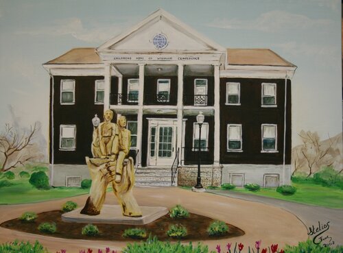 The Orphanage van Stelios Koutouvides, Schilderij te koop op Singulart