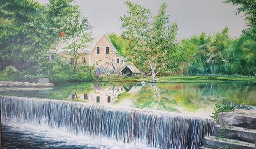 Perfect Falls van Stelios Koutouvides, Schilderij te koop op Singulart