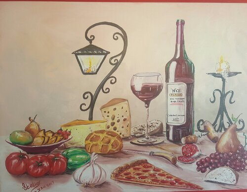 Appetizing van Stelios Koutouvides, Schilderij te koop op Singulart