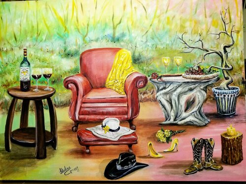 After the pour van Stelios Koutouvides, Schilderij te koop op Singulart