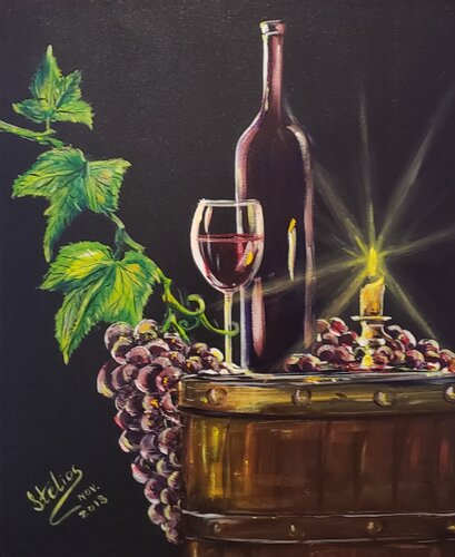 A nostalgic moment di Stelios Koutouvides, Pittura in vendita su Singulart