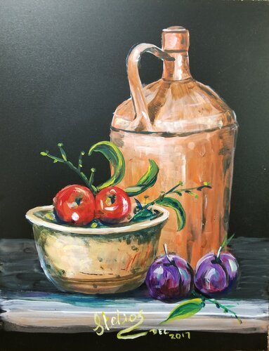 Copper Elegance di Stelios Koutouvides, Pittura in vendita su Singulart