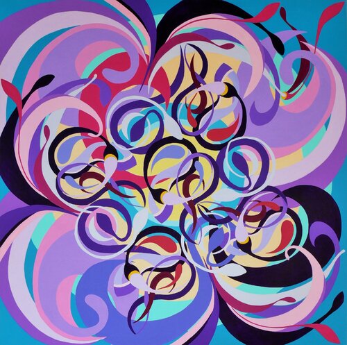 Connexion par Ingrid Bonhomme, Peinture en vente sur Singulart