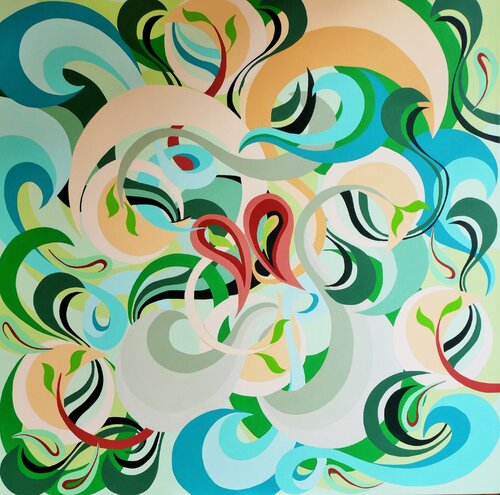 Digestion by Ingrid Bonhomme, Painting for Sale on Singulart
