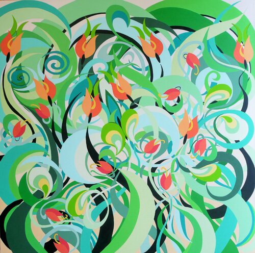 Vocation par Ingrid Bonhomme, Peinture en vente sur Singulart