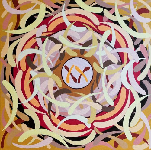 Chromosome XX by Ingrid Bonhomme, 絵画 for Sale on Singulart