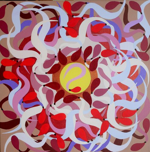 Fécondation by Ingrid Bonhomme, 絵画 for Sale on Singulart