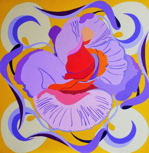 Rose von Ingrid Bonhomme, Malerei kaufen auf Singulart