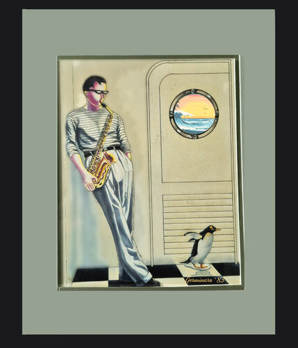 Pacific Melodies At Sunset von Richard Germinaro, Malerei kaufen auf Singulart