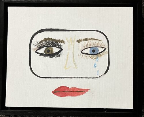 Il Confronto par Lisa Marie Moulton, Peinture en vente sur Singulart