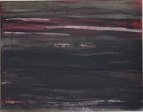 Lasciare il Diavolo di Lisa Marie Moulton, Pittura in vendita su Singulart