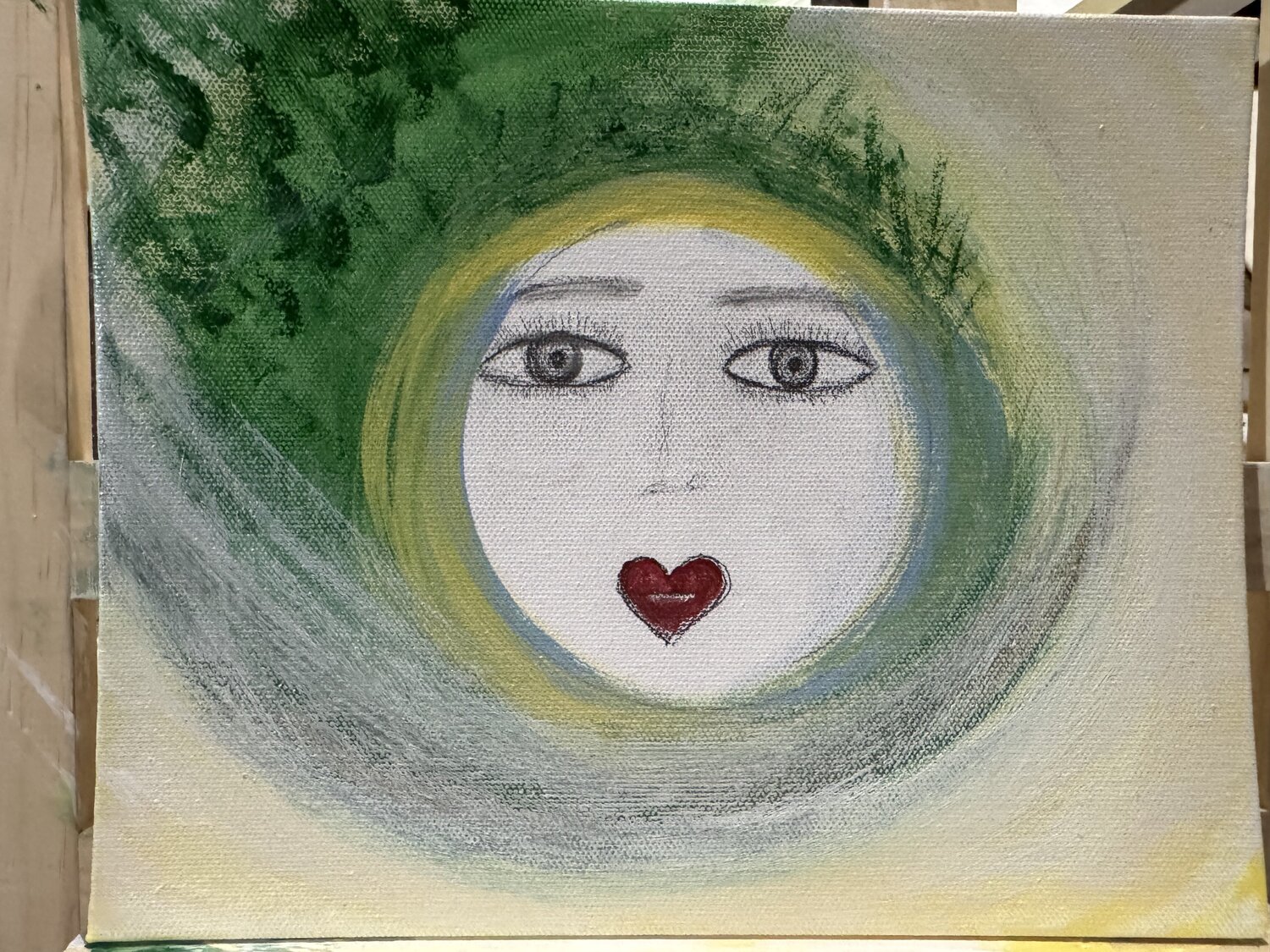 Madre Natura Lisa Marie Moulton Originalgemälde zu verkaufen