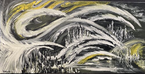 Tsunami par David Coulson, Peinture en vente sur Singulart