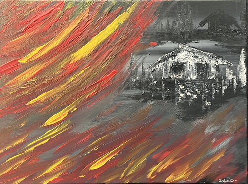 'Swamp Fire' von David Coulson, Malerei kaufen auf Singulart