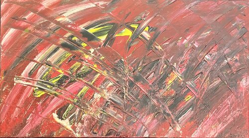 'Mountains no. 2' par David Coulson, Peinture en vente sur Singulart