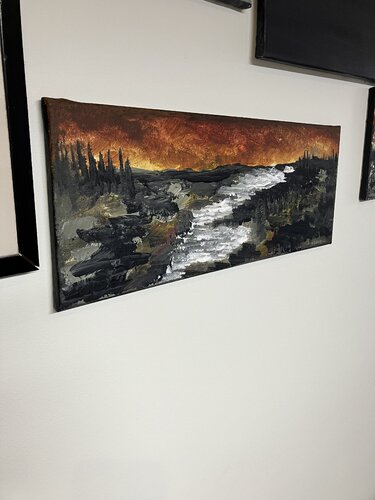 Snowy Creek no. 1 by David Coulson, Painting for Sale on Singulart