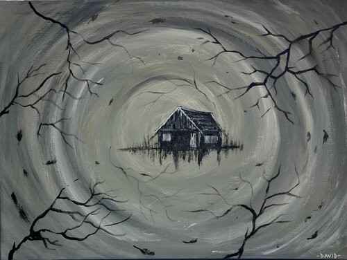 'Shot Gun Shack' by David Coulson, Painting for Sale on Singulart