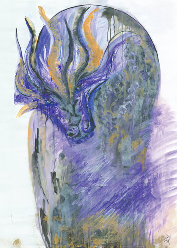 The First One. Freedoom van Svetlana Volk, Werk op papier te koop op Singulart
