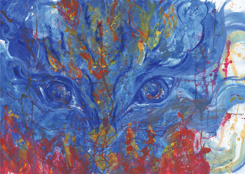 The Second One. Curiosity van Svetlana Volk, Werk op papier te koop op Singulart