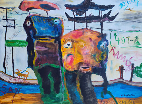 Del 159 al 401-A van Miroslav de la Torre Kozorez, Schilderij te koop op Singulart