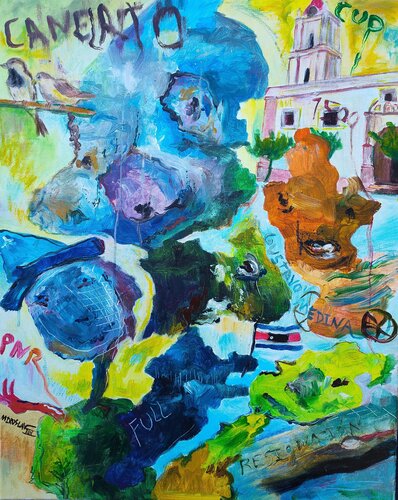 La desfachatez a full. par Miroslav de la Torre Kozorez, Peinture en vente sur Singulart