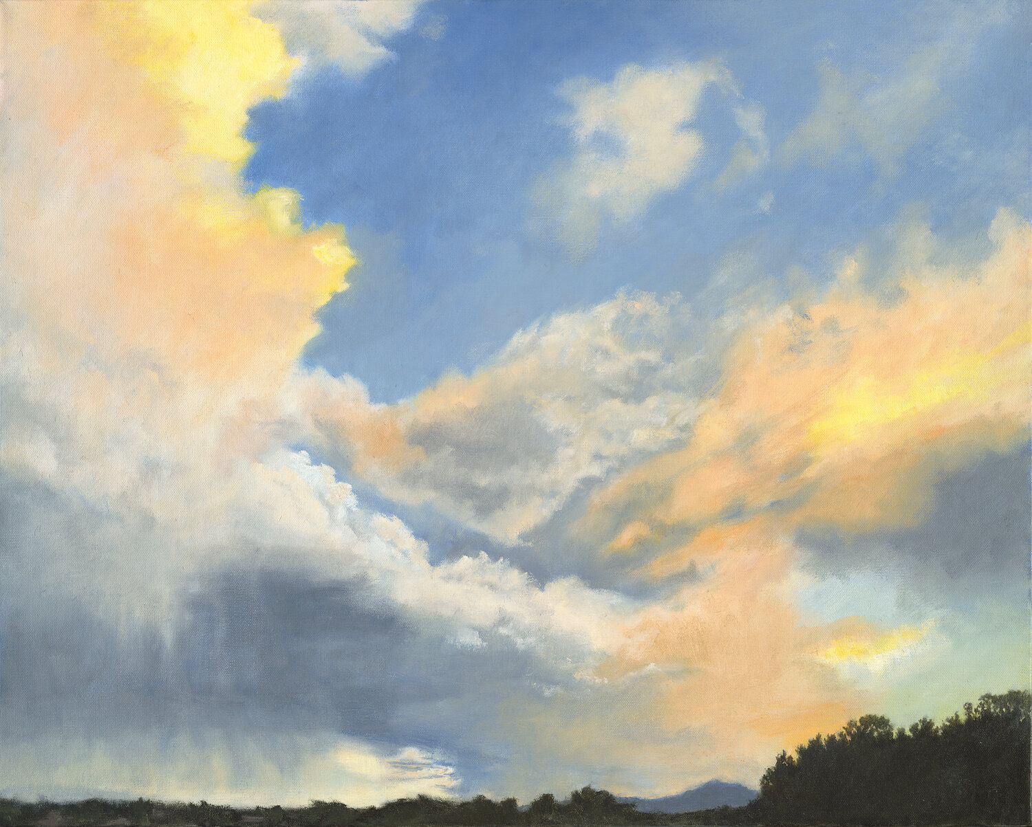 Southwestern Sky 1 Nooraya Sophia Wales Originalgemälde zu verkaufen