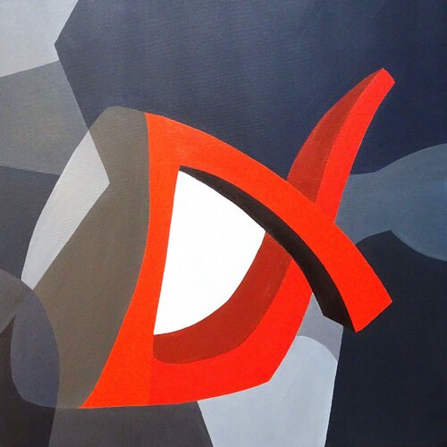 Flaming Red de Rom Lammar, Pintura a la venta en Singulart