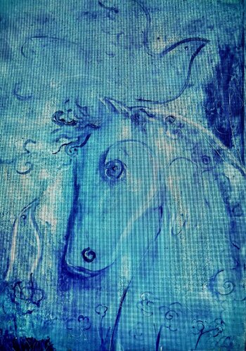 Blauer Traum by Marko Brajković, Painting for Sale on Singulart