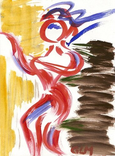 Beschwörender Tanz de Gudrun Lydia Martini, Dibujo a la venta en Singulart
