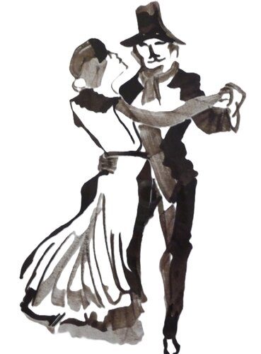 Tango 1b de Gudrun Lydia Martini, Obra en papel a la venta en Singulart