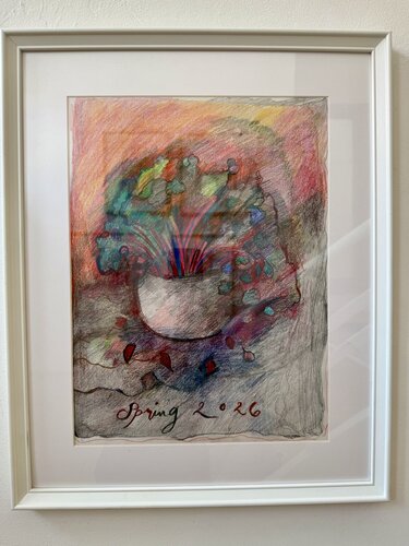 Spring van Eva Demuth, Tekening te koop op Singulart